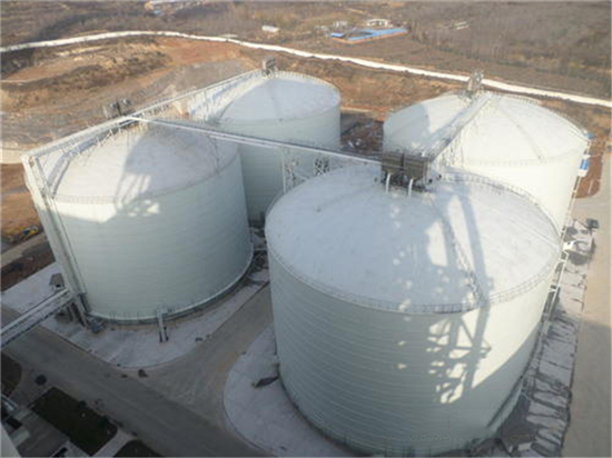 西安5000吨立式粉煤灰储存罐